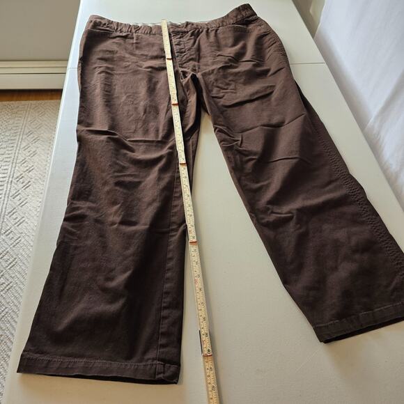 Cj Banks Signature Comfort Pants Women's 22W Brown Straight - Picture 14 of 16
